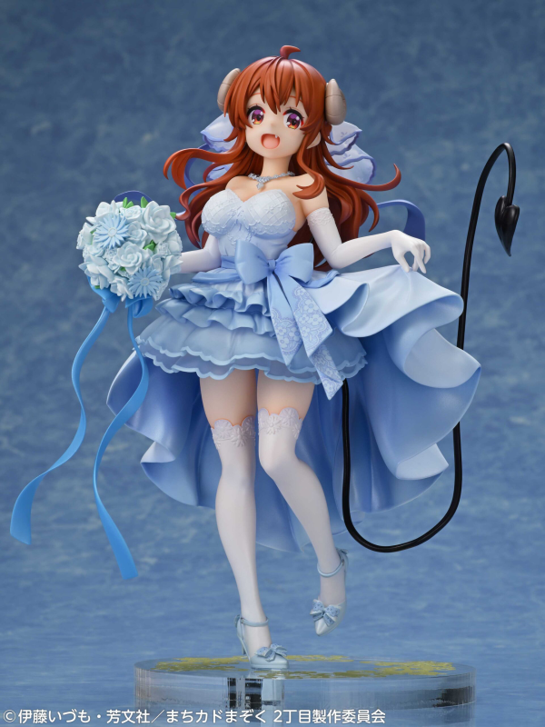 Medicos Entertainment TV Anime The Demon Girl Next Door 2 Shadow Mistress Yuuko Wedding Ver. Complete Figure(4573613719547)(4573613719547)