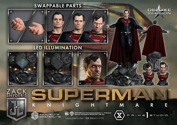Prime 1 Studio Real Elite Masterline Justice League (Film) Superman Knightmare Color Edition DX Bonus Version | 4582647120984