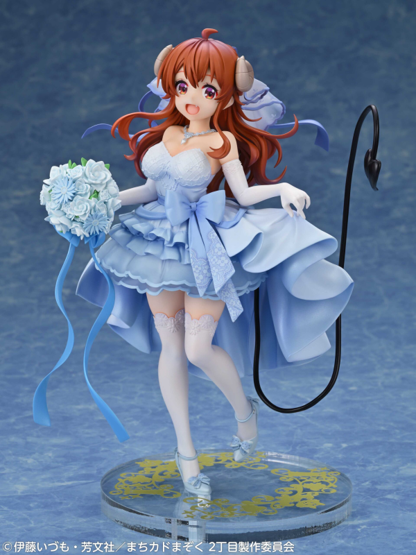 Medicos Entertainment TV Anime The Demon Girl Next Door 2 Shadow Mistress Yuuko Wedding Ver. Complete Figure(4573613719547)(4573613719547)