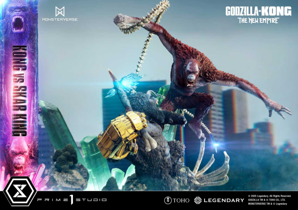 Prime 1 Studio Ultimate Diorama Masterline Godzilla x Kong: The New Empire (Film) Kong vs Skar King Bonus Version | 4582647121707