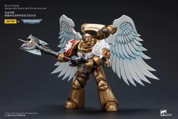 Joy Toy Blood Angels Sanguinary Guard with Encarmine Axe | 6973130376250