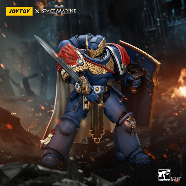 JOYTOY Ultramarines Victrix Honour Guard with Storm Shield And Power Sword | 6927054401345