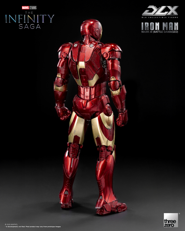 threezero Marvel Studios: The Infinity Saga DLX Iron Man Mark 3 (Battle Damaged) | 4895250817555