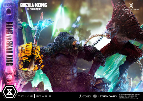 Prime 1 Studio Ultimate Diorama Masterline Godzilla x Kong: The New Empire (Film) Kong vs Skar King Bonus Version | 4582647121707