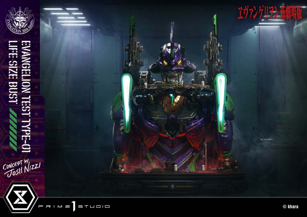 Prime 1 Studio Life Size Bust Evangelion Test Type-01 (Concept By Josh Nizzi) Bonus Version | 4582647121820