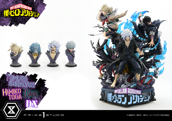 Prime 1 Studio Ultimate Premium Masterline My Hero Academia Tomura Shigaraki,Dabi,Himiko Toga DX Bonus Version | 4582647121097