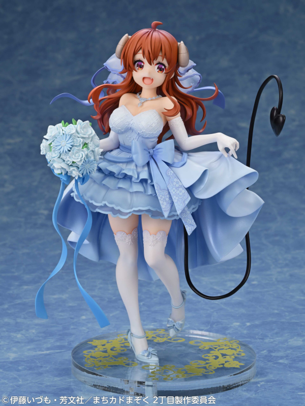 Medicos Entertainment TV Anime The Demon Girl Next Door 2 Shadow Mistress Yuuko Wedding Ver. Complete Figure(4573613719547)(4573613719547)