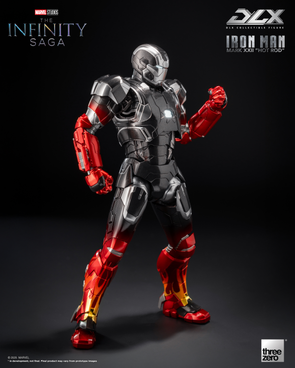 threezero Marvel Studios: The Infinity Saga DLX Iron Man Mark 22 “Hot Rod” | 4895250817104