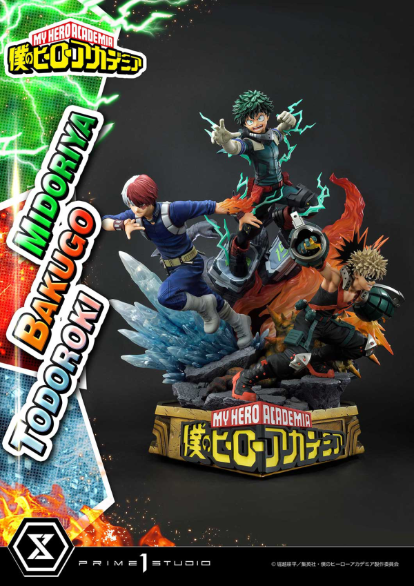 Prime 1 Studio Ultimate Premium Masterline My Hero Academia Midoriya, Bakugo & Todoroki | 4582535945798