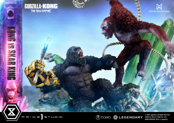 Prime 1 Studio Ultimate Diorama Masterline Godzilla x Kong: The New Empire (Film) Kong vs Skar King Bonus Version | 4582647121707