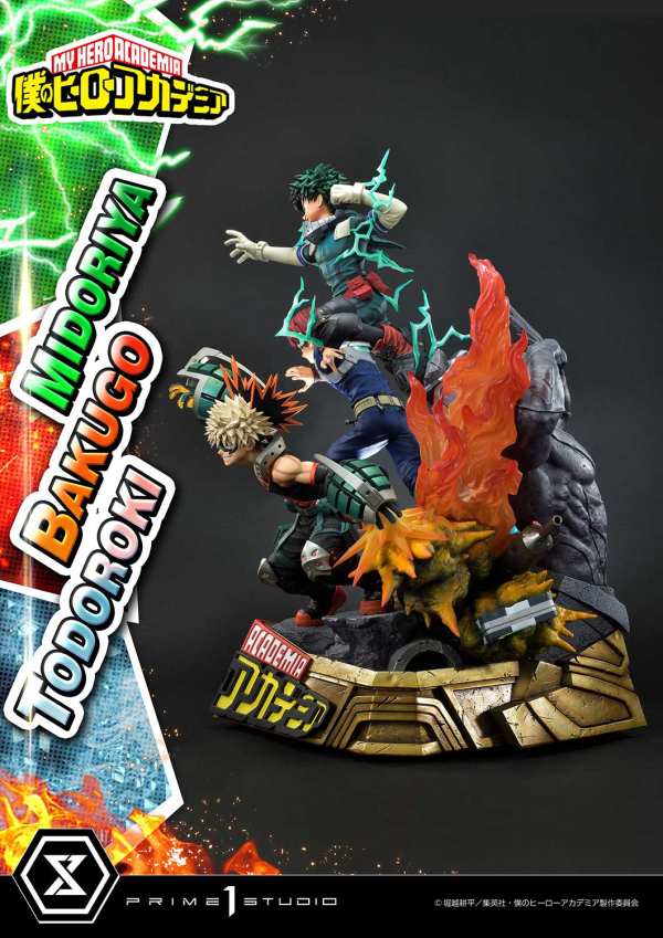 Prime 1 Studio Ultimate Premium Masterline My Hero Academia Midoriya, Bakugo & Todoroki | 4582535945798