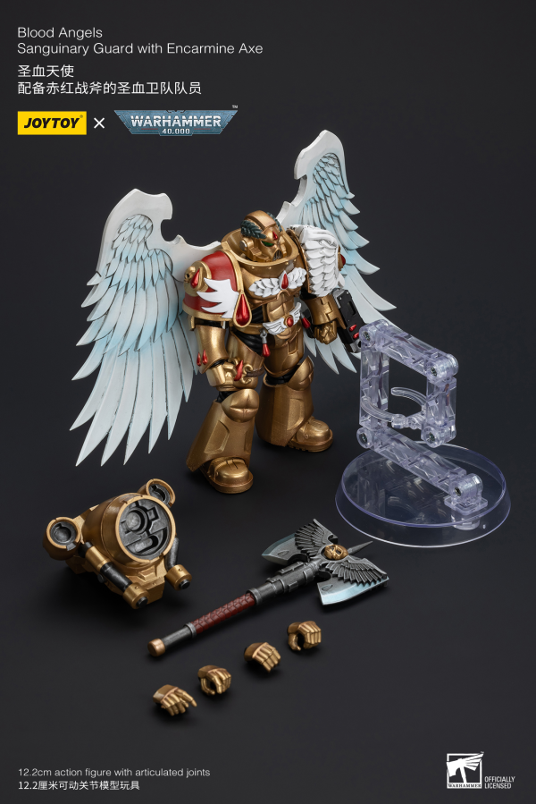 Joy Toy Blood Angels Sanguinary Guard with Encarmine Axe | 6973130376250