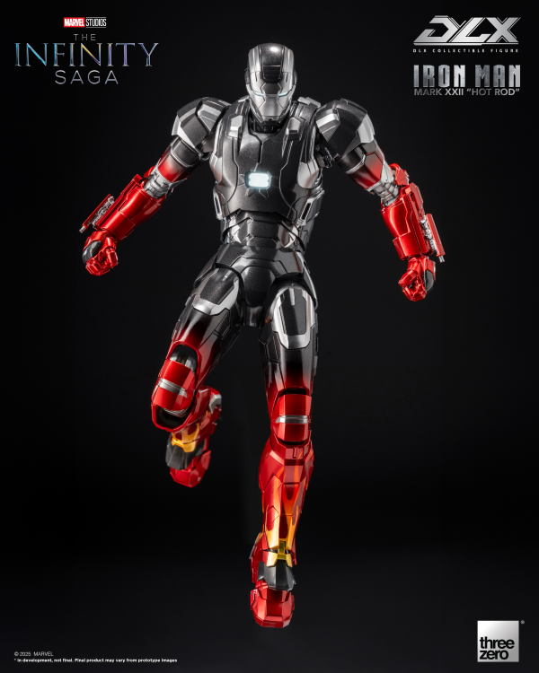 threezero Marvel Studios: The Infinity Saga DLX Iron Man Mark 22 “Hot Rod” | 4895250817104