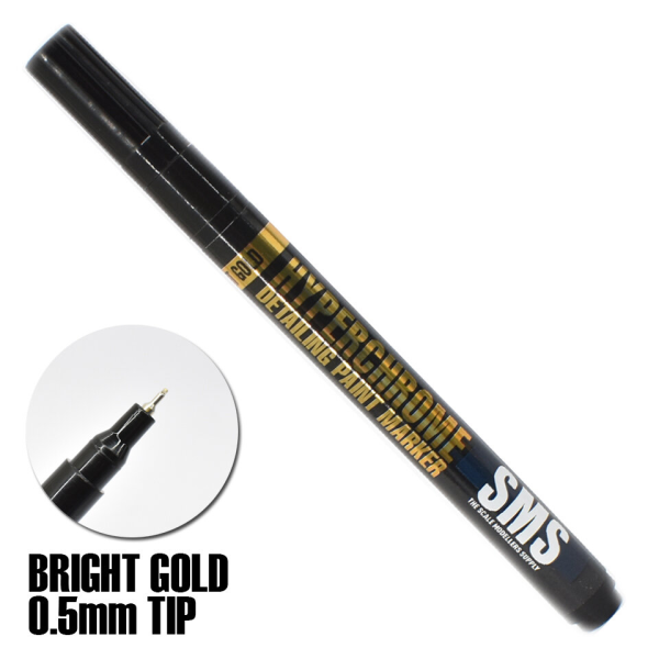The Scale Modellers Supply (SMS) HYPERCHROME MARKER (BRIGHT GOLD) 0.5mm(744109798559)(744109798559)