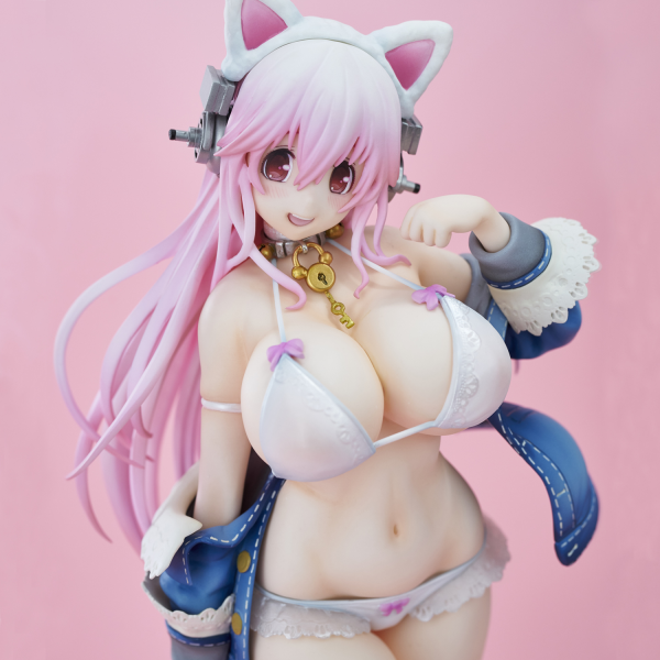 Union Creative Nitroplus Super Sonico (White Cat Ver.) Figure (2nd Reissue)(4589642715276)(4589642715276)