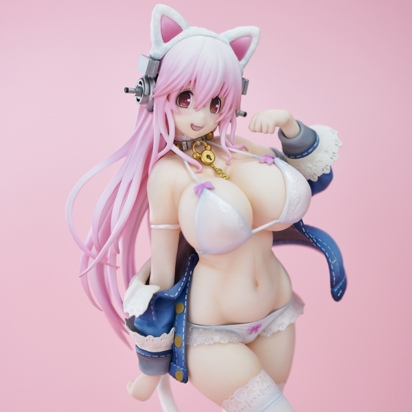 Union Creative Nitroplus Super Sonico (White Cat Ver.) Figure (2nd Reissue)(4589642715276)(4589642715276)