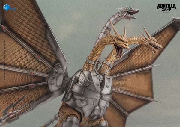 HIYA TOYS Exquisite Basic Series None Scale 9 Inch Godzilla vs. King Ghidorah Mecha King Ghidorah Action Figure | 6957534204128