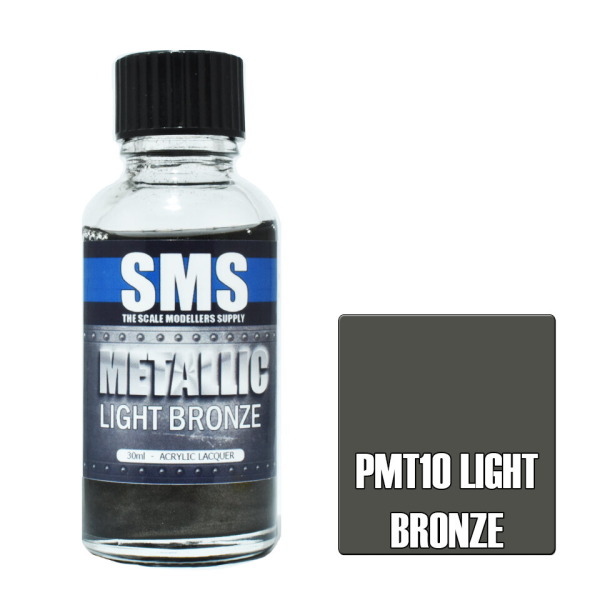 The Scale Modellers Supply (SMS) Metallic LIGHT BRONZE 30ml | 707959821532