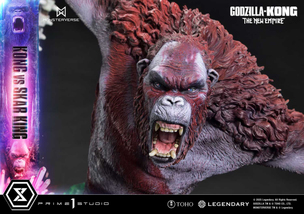 Prime 1 Studio Ultimate Diorama Masterline Godzilla x Kong: The New Empire (Film) Kong vs Skar King Bonus Version | 4582647121707