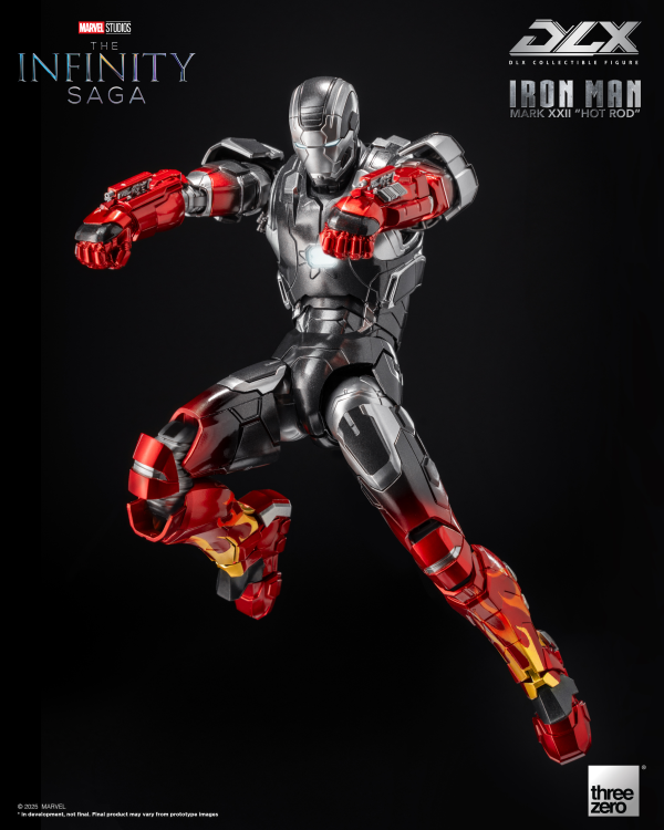 threezero Marvel Studios: The Infinity Saga DLX Iron Man Mark 22 “Hot Rod” | 4895250817104