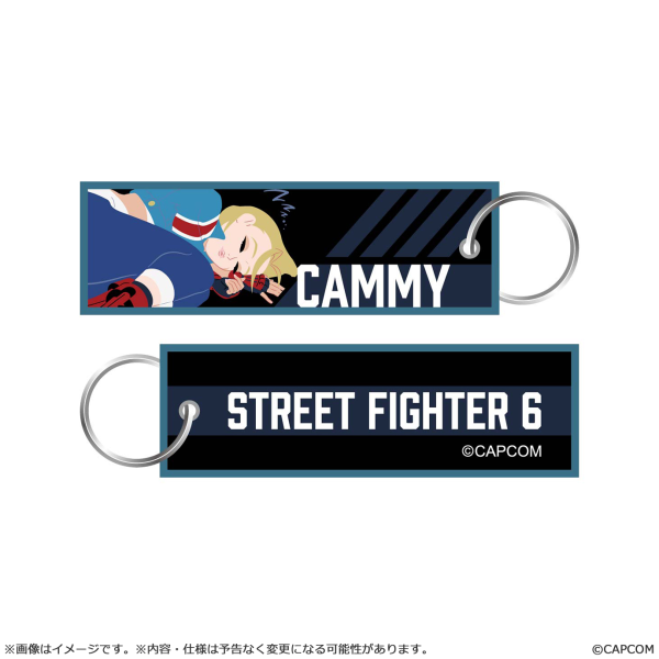CAPCOM Street Fighter 6 Flight Tag Keychain CAMMY | 4976219134774