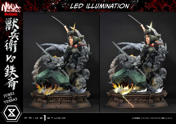 Prime 1 Studio Ultimate Premium Masterline Ninja Scroll Jube versus Tessai Deluxe Version(4582647120502)(4582647120502)