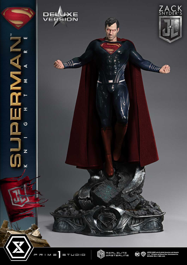 Prime 1 Studio Real Elite Masterline Justice League (Film) Superman Knightmare Color Edition DX Bonus Version | 4582647120984