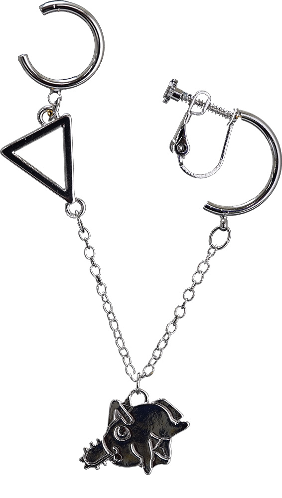 Chainsaw Man Pochita Swaying Clip-On Earrings | 4580590169722