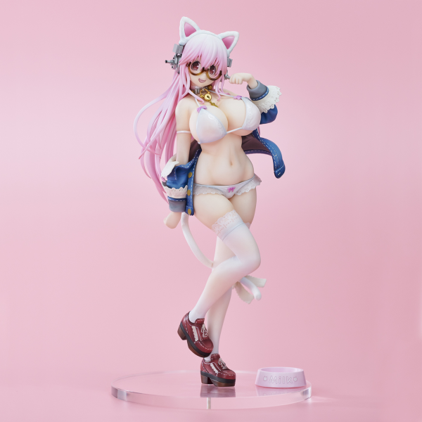 Union Creative Nitroplus Super Sonico (White Cat Ver.) Figure (2nd Reissue)(4589642715276)(4589642715276)