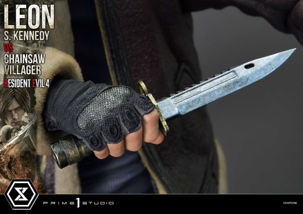 Prime 1 Studio Ultimate Premium Masterline Resident Evil 4 Leon S. Kennedy versus Chainsaw Villager | 4582647120878