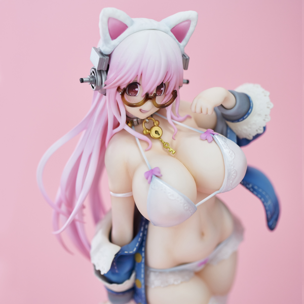 Union Creative Nitroplus Super Sonico (White Cat Ver.) Figure (2nd Reissue)(4589642715276)(4589642715276)