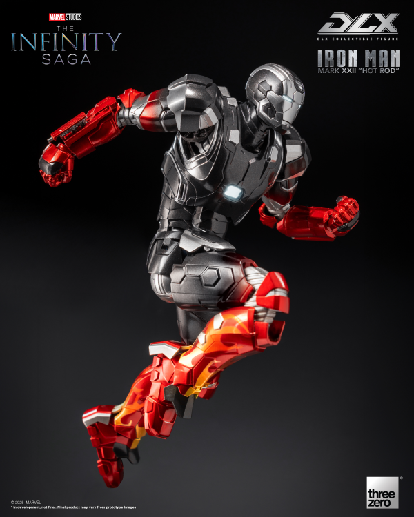 threezero Marvel Studios: The Infinity Saga DLX Iron Man Mark 22 “Hot Rod” | 4895250817104