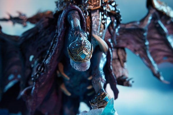 HEX Collectibles Blizzard World of Warcraft® The Lich King & Invincible Premium Statue(BLZ009) | BLZ009