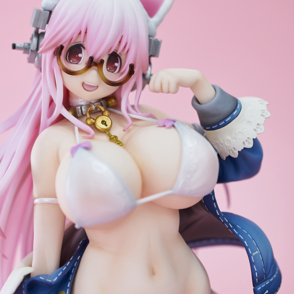 Union Creative Nitroplus Super Sonico (White Cat Ver.) Figure (2nd Reissue)(4589642715276)(4589642715276)