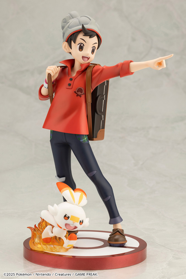 KOTOBUKIYA Pokémon VICTOR with SCORBUNNY ARTFX J STATUE | 4934054067718