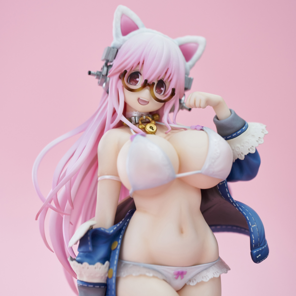 Union Creative Nitroplus Super Sonico (White Cat Ver.) Figure (2nd Reissue)(4589642715276)(4589642715276)