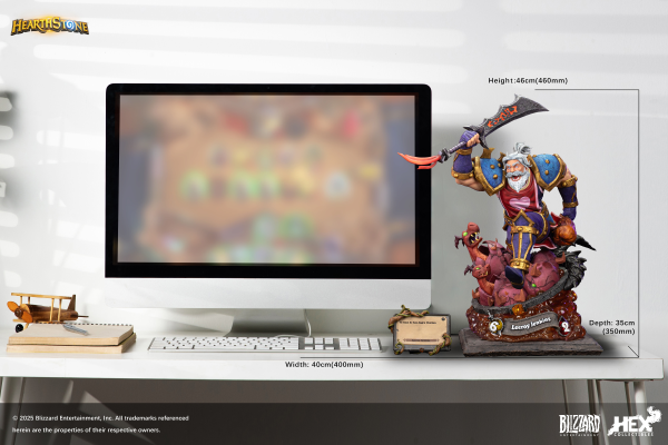 HEX Collectibles Blizzard Hearthstone® Leeroy Jenkins 1/6 Scale Premium Statue | 6978082550116