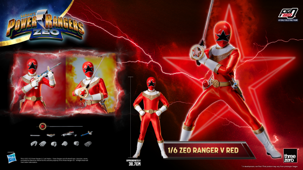 Three Zero Power Rangers Zeo - FigZero 1/6 Zeo Ranger V Red | 4895250810433