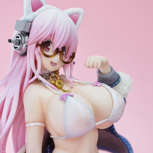 Union Creative Nitroplus Super Sonico (White Cat Ver.) Figure (2nd Reissue)(4589642715276)(4589642715276)
