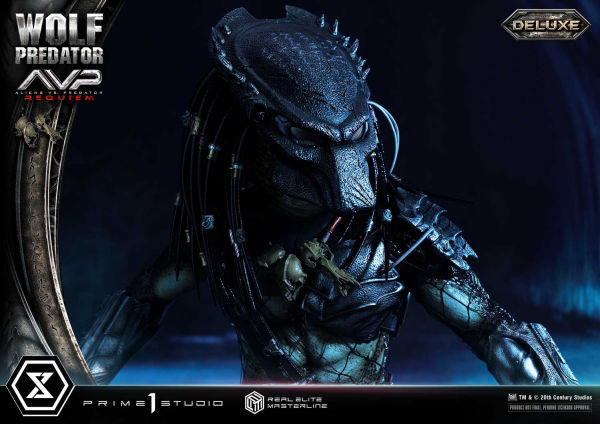 Prime 1 Studio Real Elite Masterline Aliens vs. Predator: Requiem Wolf Predator DX Bonus Version | 4582647121646