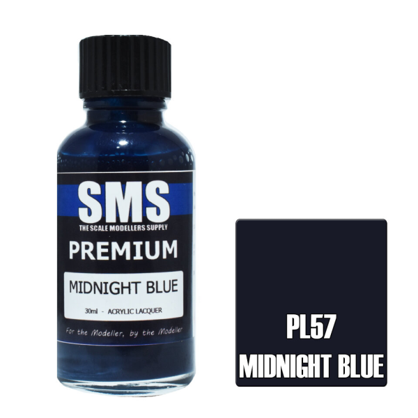 The Scale Modellers Supply (SMS) Premium MIDNIGHT BLUE FS35043 30ml | 707959821389