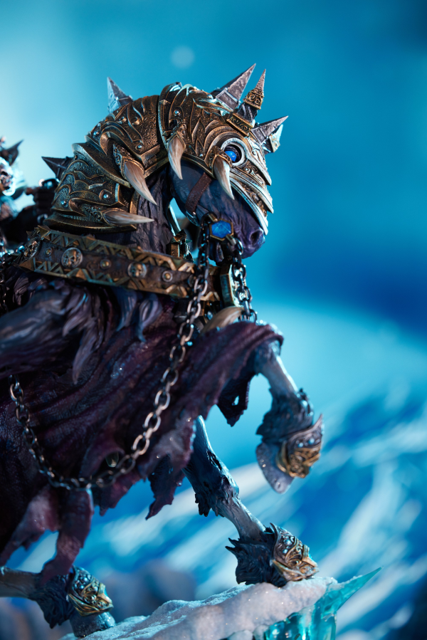 HEX Collectibles Blizzard World of Warcraft® The Lich King & Invincible Premium Statue(BLZ009) | BLZ009