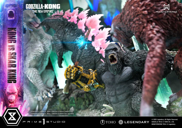 Prime 1 Studio Ultimate Diorama Masterline Godzilla x Kong: The New Empire (Film) Kong vs Skar King Bonus Version | 4582647121707