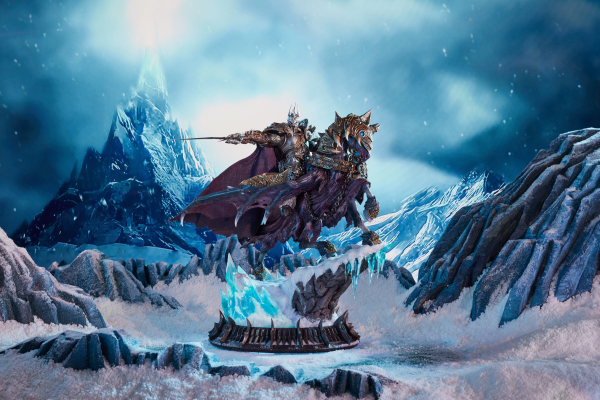 HEX Collectibles Blizzard World of Warcraft® The Lich King & Invincible Premium Statue(BLZ009) | BLZ009