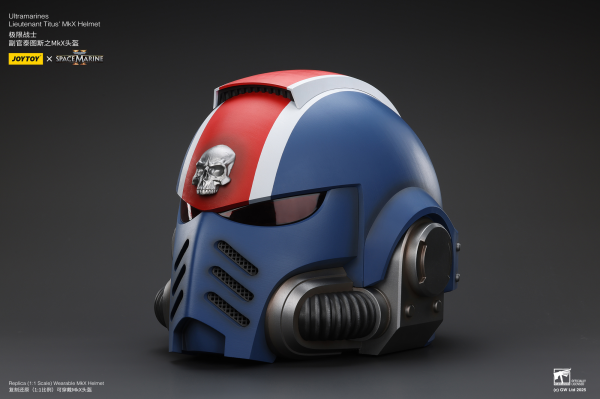 JOYTOY Ultramarines Lieutenant Titus' MKX Helmet