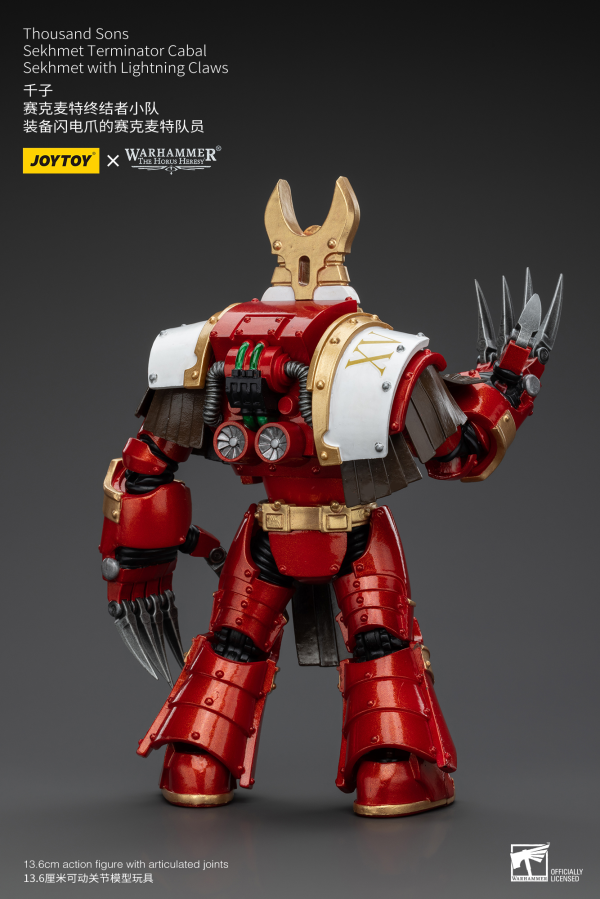Joy Toy Thousand Sons Sekhmet Terminator Cabal Sekhmet With Lightning Claws | 6973130377462