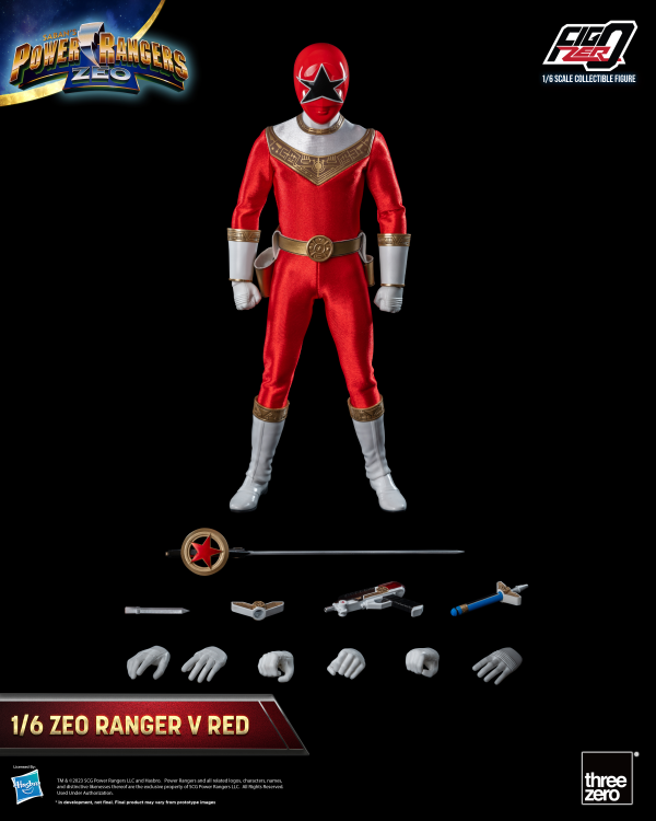 Three Zero Power Rangers Zeo - FigZero 1/6 Zeo Ranger V Red | 4895250810433