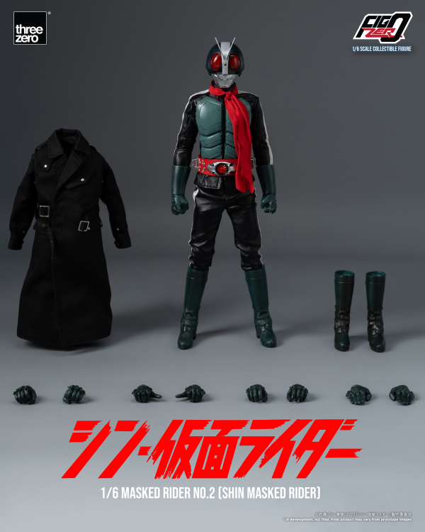 Three Zero FigZero 1/6 Masked Rider No.2 (SHIN MASKED RIDER) | 4895250807969