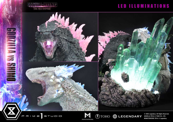 Prime 1 Studio Ultimate Diorama Masterline Godzilla x Kong: The New Empire Godzilla vs Shimo Bonus Version | 4582647121684