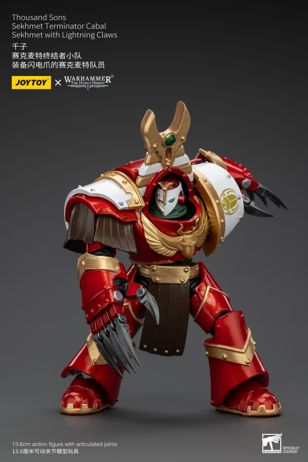 Joy Toy Thousand Sons Sekhmet Terminator Cabal Sekhmet With Lightning Claws | 6973130377462